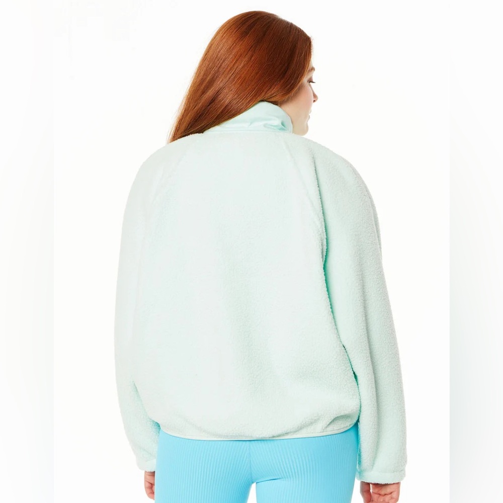 Free People FP Movement Hit The Slopes Fleece Jacket $148 Pistachio Mint size - Picture 15 of 16